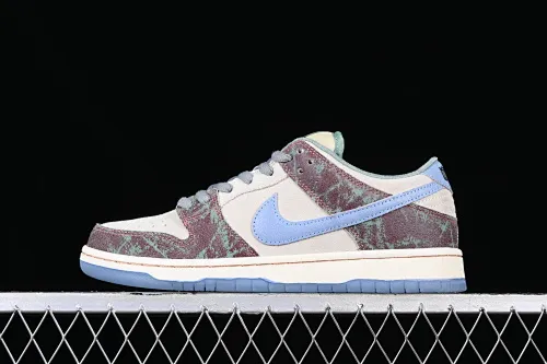 All categories Nk SB Dunk Series Nk SB Dunk Low low-top sneakers Y version Crenshaw Skate Club x Nk SB Dunk Low joint model SB low-top sports and leisure sneakers FN4193-100